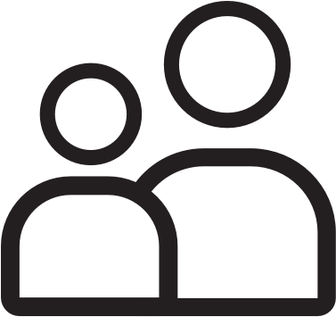 Two People - Line Art (384x384)