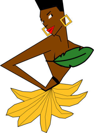 Welcome To The Banana Jungle - Illustration (300x426)