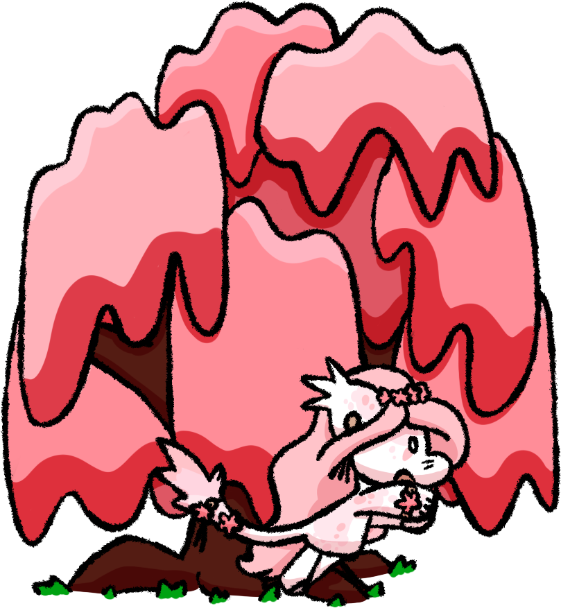 Bagbean Gift- Weeping Cherry Tree By Minidragonfly - Bagbean Gift- Weeping Cherry Tree By Minidragonfly (850x900)