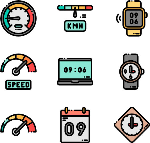 Speedometer & Time - Speedometer & Time (600x564)
