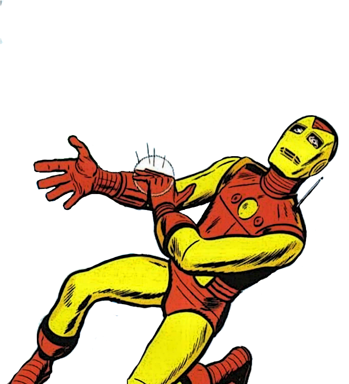 Iron Man Clipart Animated Transparent - Cartoon (750x758)