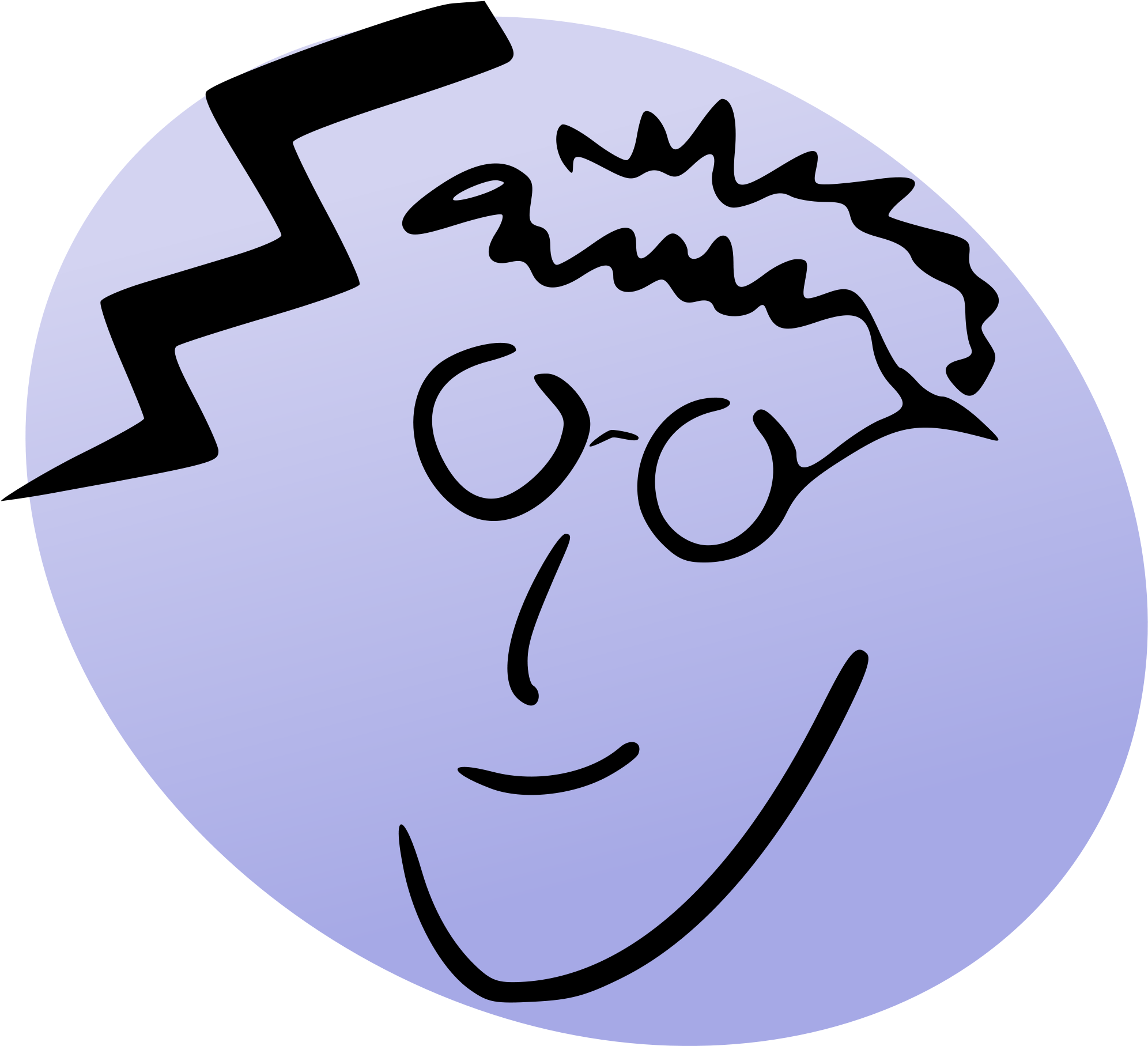 A Drawing Of Harry Potter And A Lightning Bolt - Non Copyright Picture Of Harry Potter (2000x1824)