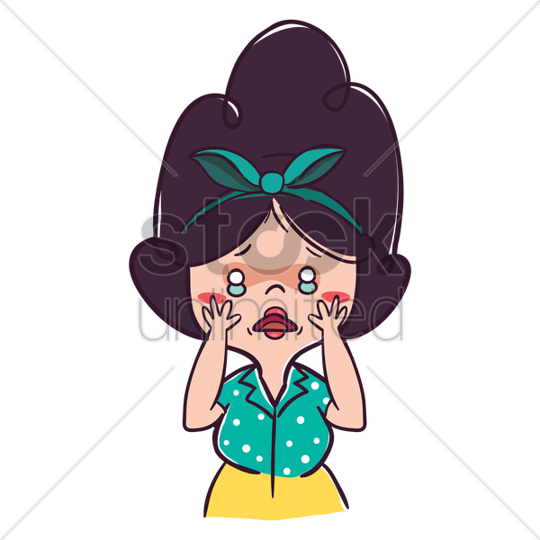 Cartoon Shocked Vector Image Stockunlimited Graphic - Cartoon Surprised Woman Shock Clip Art (600x600)