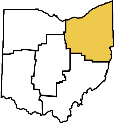 Stark State College Contact - Ohio Map (501x500)