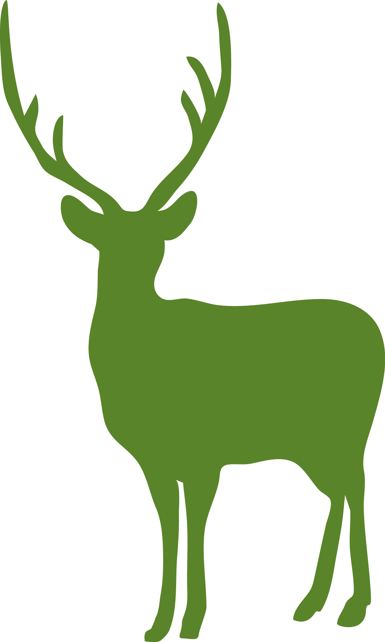 Silhouette Design, Silhouette Cameo, Design Projects, - Reindeer Svg Free (1246x2075)