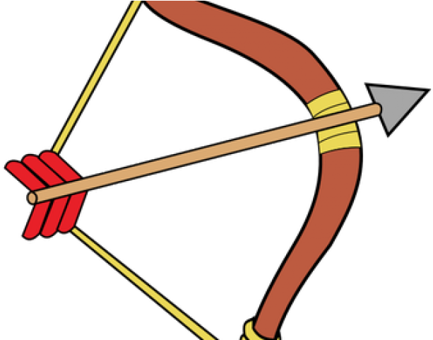 Archery Clipart Indian - Un Arco Con Flecha (640x480)