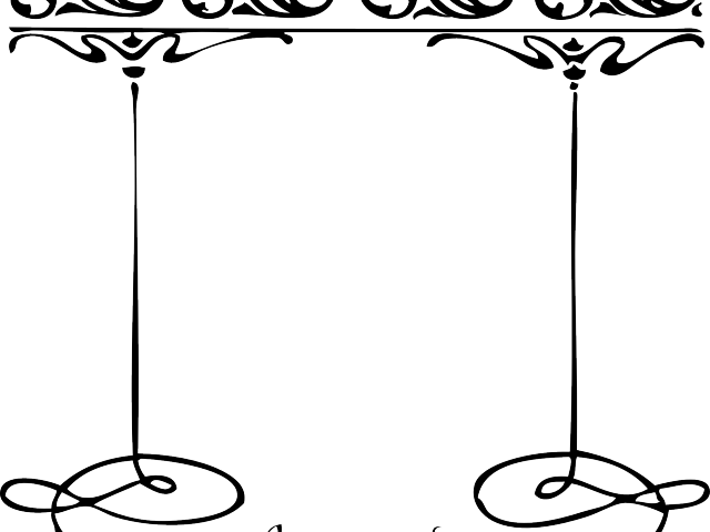 Western Clipart Paisley - Decorative Frame Clip Art (640x480)