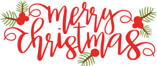 Merry Christmas Clipart Title - Christmas Day (640x480)