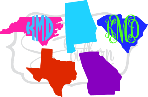 State Monogram - Texas (476x314)