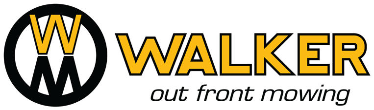 Walker Logo Out Front Mowing Black S - Walker Out Front Mowing (800x275)