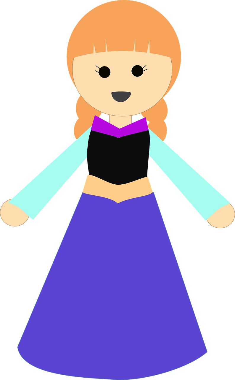 794 X 1280 3 - Girl In Dress Clip Art Png (794x1280)