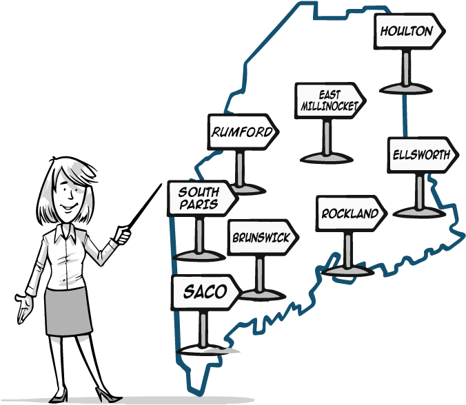 Eight University College Centers Across Maine - University College Maine (700x621)