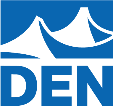 White Skyport Logo - Denver International Airport New Logo (401x370)