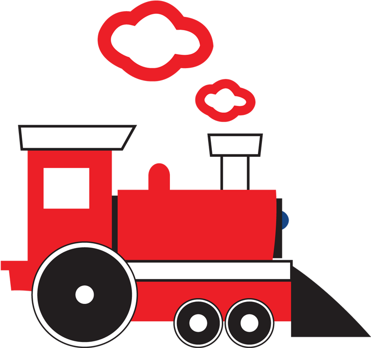 Train Red Png (728x686)