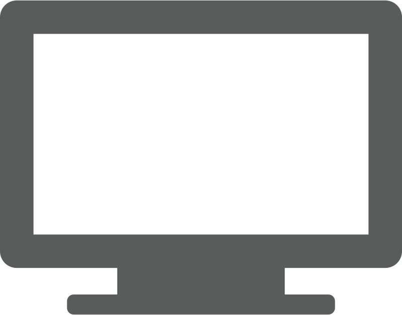 Monitor Clipart Small Computer - Clipart Computer Monitor (800x628)