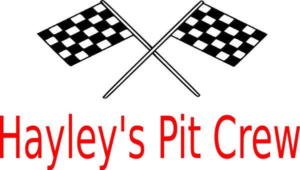 Hayley Clip Art - Chequered Flag (600x341)