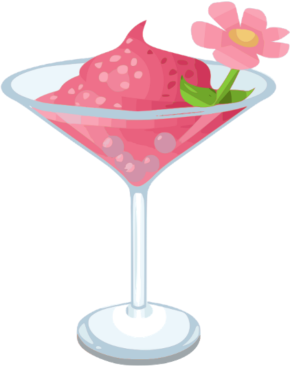 Pink Cocktail Transparent (480x564)