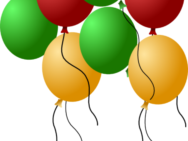 Ballons Clipart Seven - Birthday (640x480)