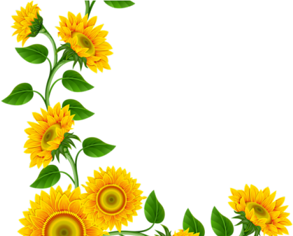Yellow Flower Clipart Tall Sunflower - Sunflower Png (640x480)