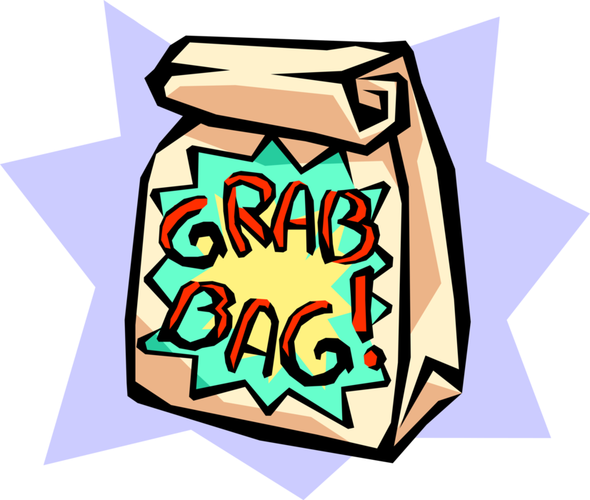 Grab Bag Royalty Free Vector Clip Art Illustration - Grab Bags (826x700)