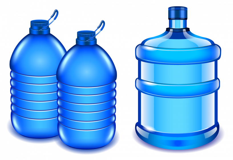 Clip Art Bottled Water (817x561)