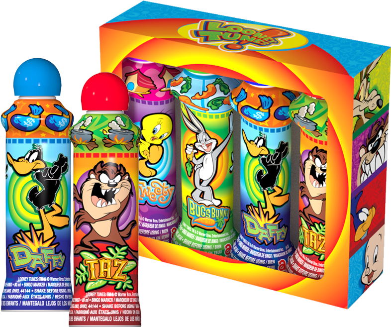 Looney Tunes Bingo Ink Gift Set - Looney Tunes Bingo Dauber (800x675)