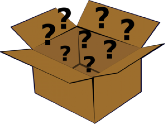 Mystery Clipart Mystery Box - Cardboard Box (640x480)
