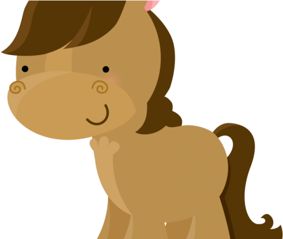 Pony Clipart Barnyard - Baby Horse Png Clipart (640x480)