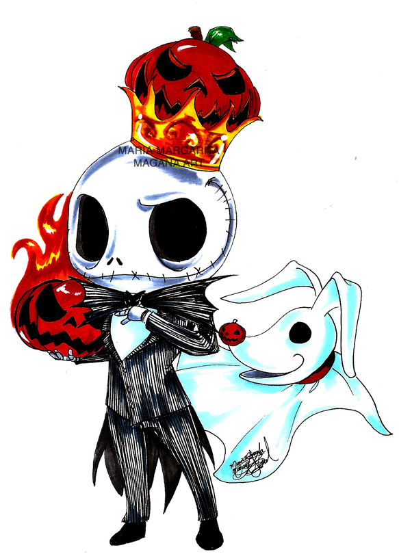 Chibi Jack The Pumkin King By Selene-nightmare69 - Illustration (600x842)