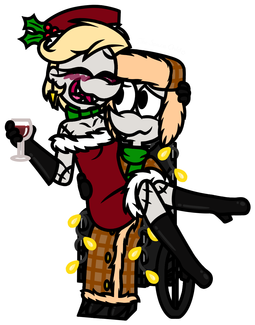 “here's A Drawing I Made During December Of Last Year - Cartoon (1120x1420)