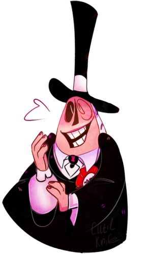 Heh He He Best Boi - Cartoon (400x498)