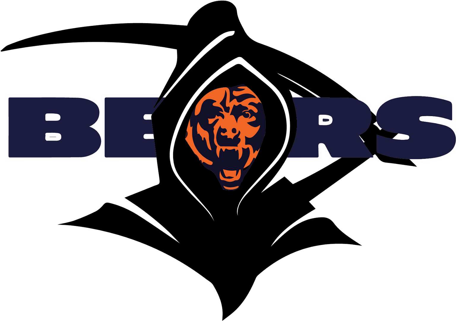 Nfl Chicago Bears Logo - Chicago Bears Head Png (1600x1600)