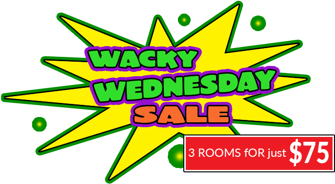 Wacky Wednesday Sale - Wacky Wednesday Sale (805x383)
