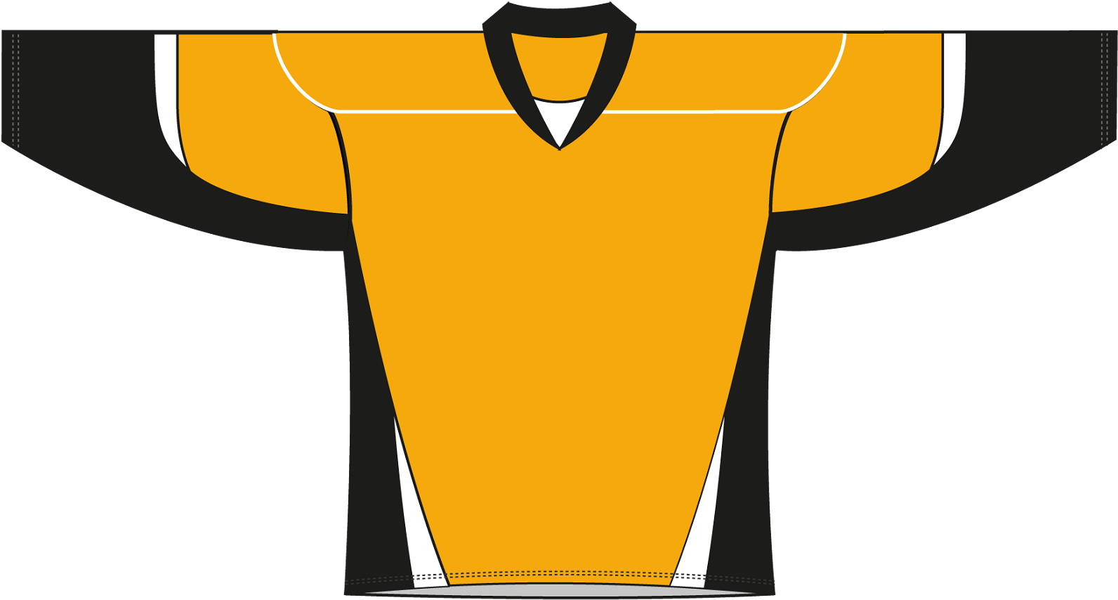 Xj6 Gbw - Gray And Blue Hockey Jersey (1600x862)
