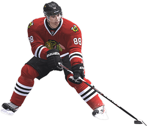 Nhl Clipart Hockey Player - Hockey Player Png (501x446)