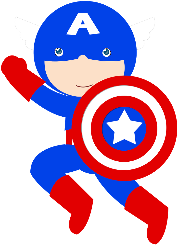 Hero Clipart American Hero - Superhero Embroidery (900x1077)