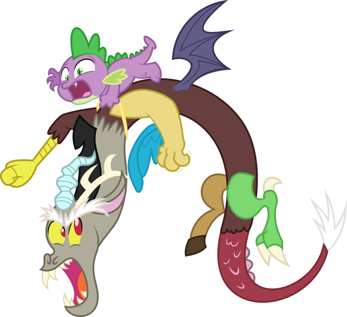 Sulyo, Dead Source, Discord, Rodeo, Safe, Spike - Cartoon (1122x1024)