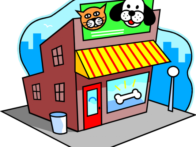 Shopping Clipart Pet - Pet Store (640x480)