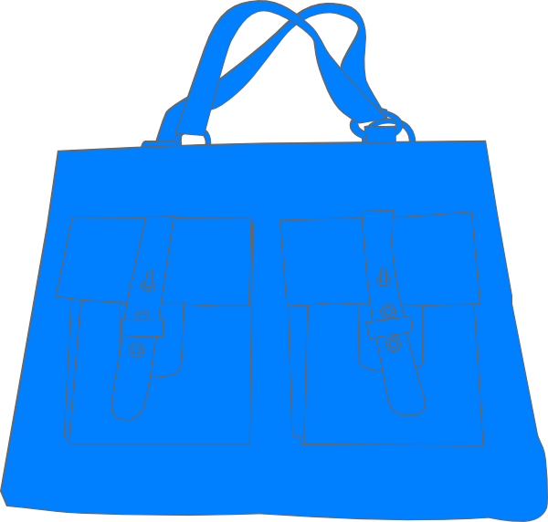 Man Sack Clip Art - Bag Clip Art (600x572)