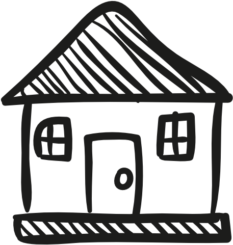Little House - Png Building Hand Drawn (512x512)