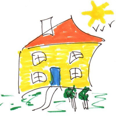 Little House Of Soap - Child Art (400x400)