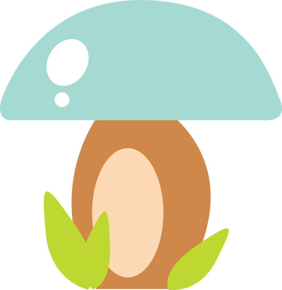 Princesas E Fadas - Cogumelos Minus Png (900x926)