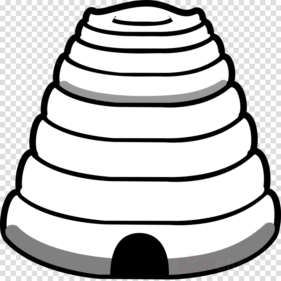 Beehive Clipart Beehive Clip Art - Beehive Clip Art Black And White (900x900)