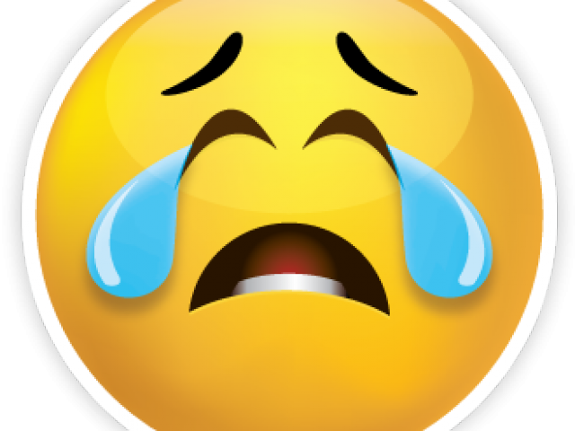 Crying Emoji Clipart Crying Face - Emoji Sad Clipart Png (640x480)
