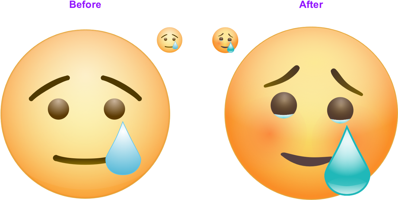 We've Come So Far - Happy Crying Emoji (1600x687)