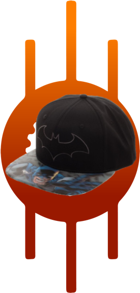 Dc Batman Lenticular Bill Print Snapback Cap - Dc Batman Lenticular Bill Print Snapback Cap (300x572)
