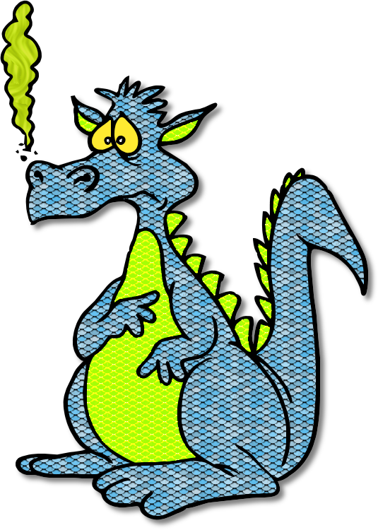 Dragon Scale Pattern - Cartoon (535x750)