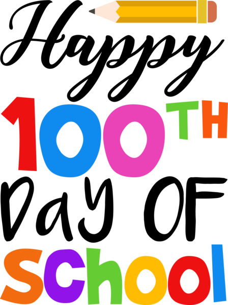 100 - Happy 100th Day Of School (448x599)