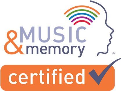 We Are Proud Members Of The Following Organizations - Music And Memory Certified (450x354)