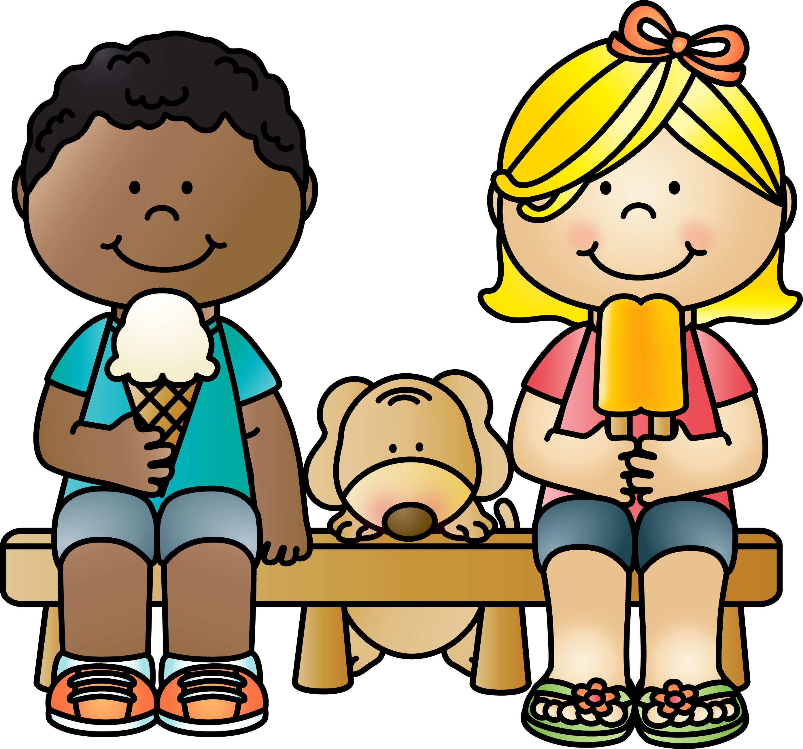 People Clipart Ice Cream - People Clipart Ice Cream (2787x2598)